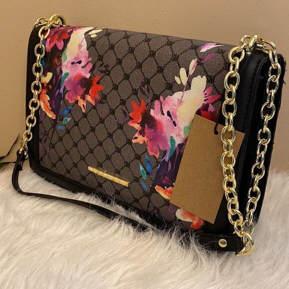 NWT Steve Madden Floral Blossom Crossbody Shoulder Bag - Multi-Color - Picture 3 of 16